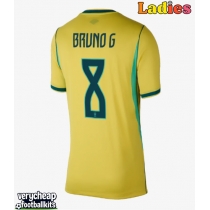 Brazil Bruno Guimaraes #8 Replica Home Shirt Ladies World Cup 2026 Short Sleeve
